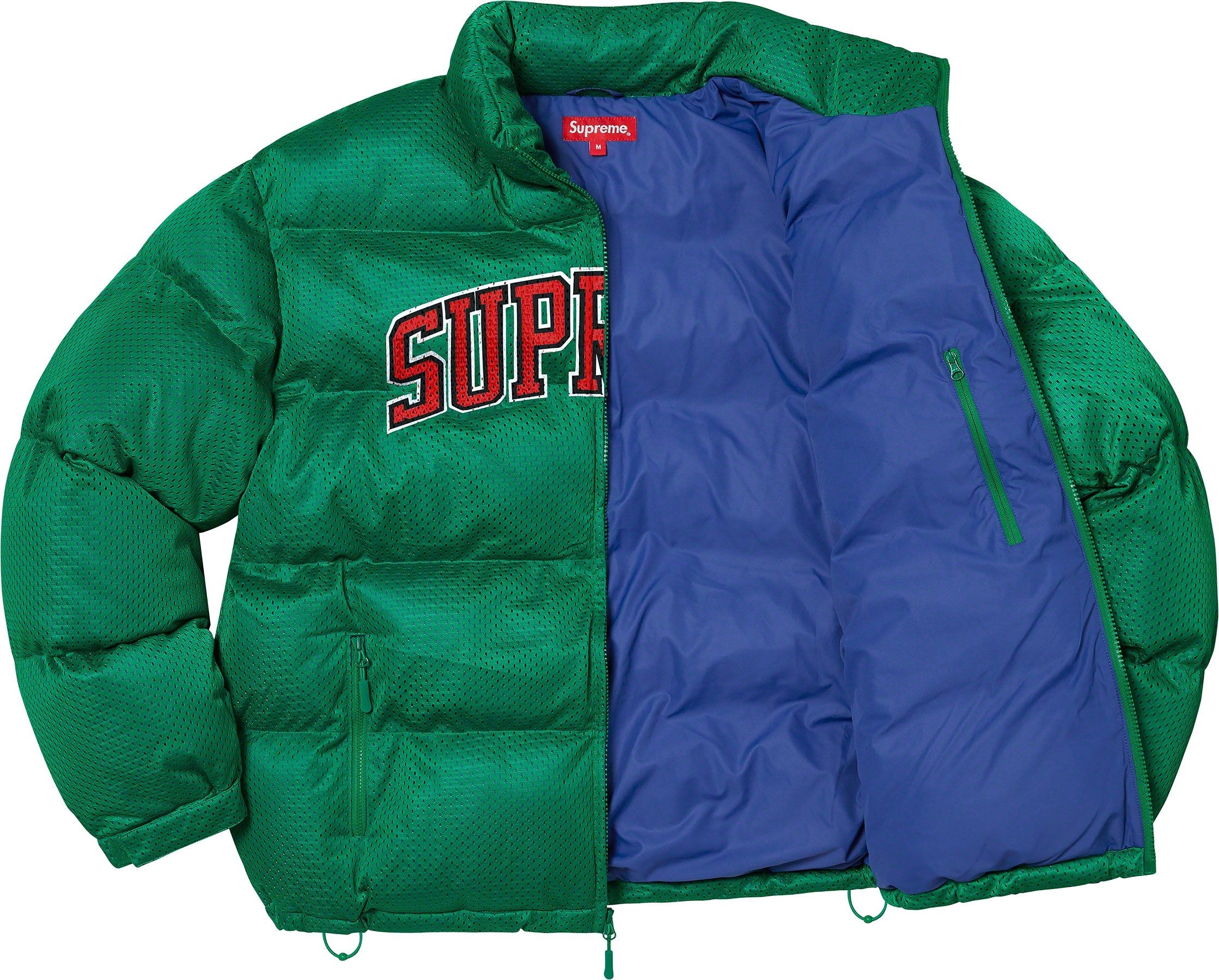 Mesh Jersey Puffer Jacket view 2